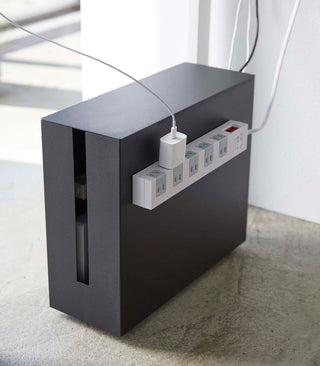 Rolling Cable Management Box - Steel - By Baano