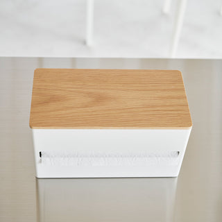 Paper Towel Dispenser - Steel + Wood - By Baano