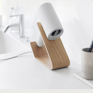 Hair Dryer and Iron Stand - Wood - By Baano