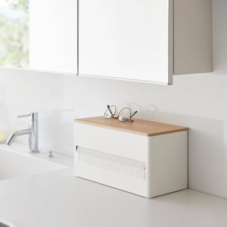 Paper Towel Dispenser - Steel + Wood - By Baano