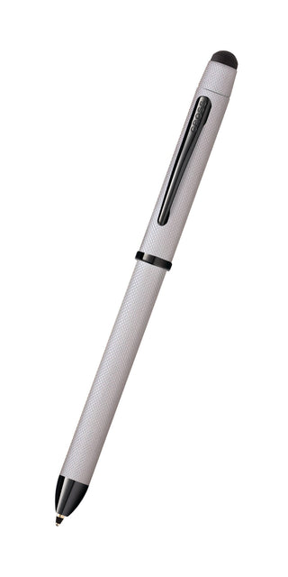 Tech3+™ Brushed Chrome PVD Multifunction Pen - By Baano
