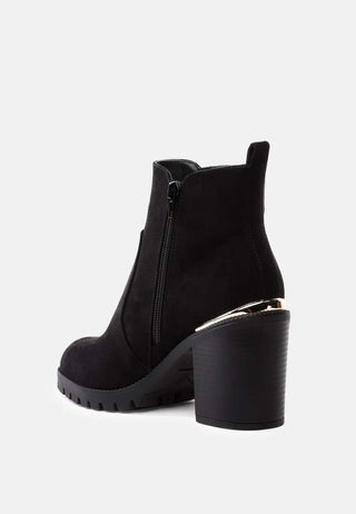 nayle block heel chelsea boots
