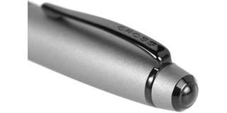 Bailey™ Matte Gray Lacquer Stainless Steel Fine Nib Fountain Pen - By Baano