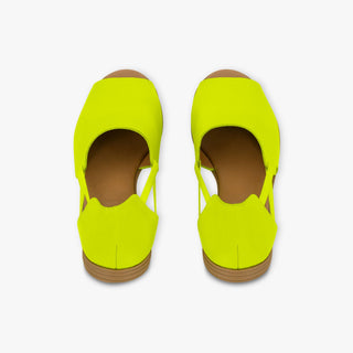 Fluo Green Peep Toes - By Baano