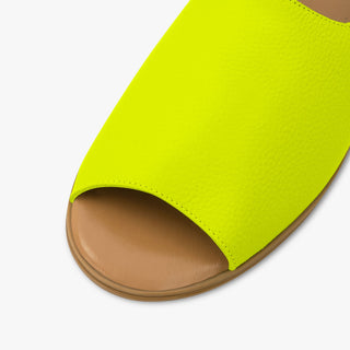 Fluo Green Peep Toes - By Baano