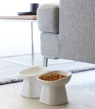 Tilted Pet Food Bowl Yamazaki Home