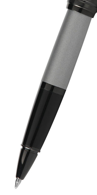 Bailey™ Matte Gray Lacquer Rollerball Pen - By Baano