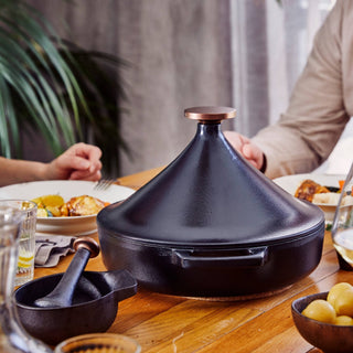 Nori Authentic Cast Iron Moroccan Tagine - By Baano