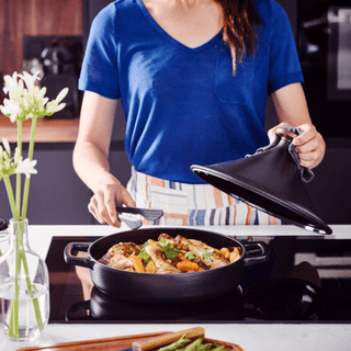 Nori Authentic Cast Iron Moroccan Tagine - By Baano