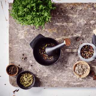 Nori Cast Iron Mortar & Pestle Set - By Baano