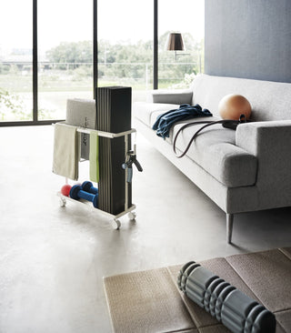 Fitness Equipment Storage Cart - Steel - By Baano