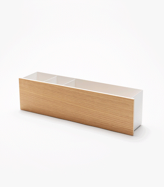 Desk Organizer - Large - Steel + Wood - By Baano