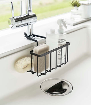 Faucet-Hanging Sponge Caddy - Steel - By Baano
