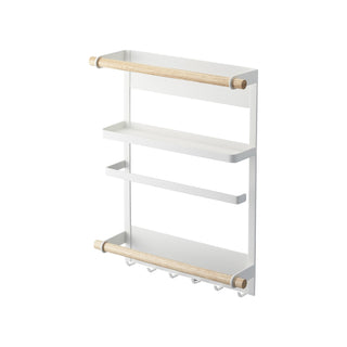 Magnetic Kitchen Organizer - Steel + Wood - By Baano