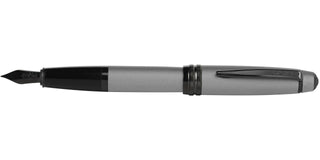 Bailey™ Matte Gray Lacquer Stainless Steel Fine Nib Fountain Pen - By Baano