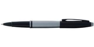 Calais™ Matte Gray and Black Lacquer Rollerball Pen - By Baano