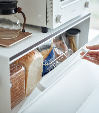 Bread Box - Wide - Steel - By Baano