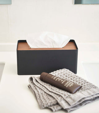 Tissue Box Cover - Rectangle - Steel - By Baano