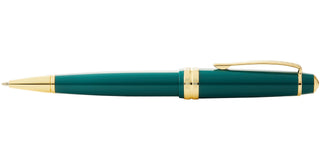 Bailey Light™ Polished Green Resin and Gold Tone Ballpoint Pen - By Baano