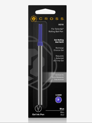 Fine Gel Rollerball Refill - Blue - Single Pack (0.5MM) A.T. Cross
