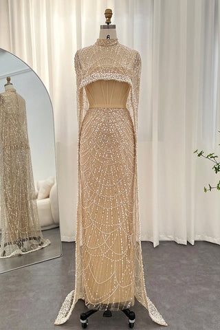 Olivia Pearl Embellished Maxi Dress - By Baano