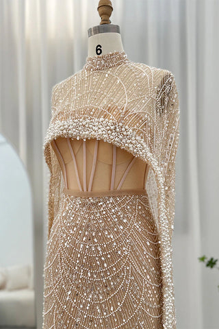 Olivia Pearl Embellished Maxi Dress - By Baano