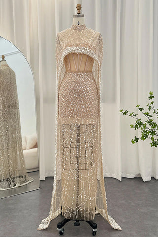 Olivia Pearl Embellished Maxi Dress - By Baano