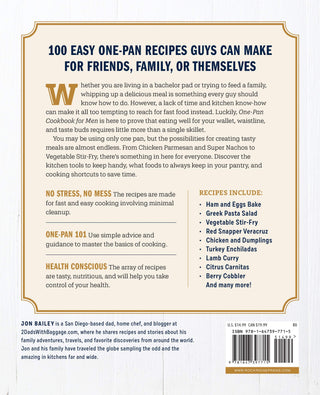 One-Pan Cookbook for Men: 100 Easy Single-Skillet Recipes to Step Up Your Cooking Game (Spiral Bound) - By Baano