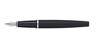 Calais™ Matte Black Medium Nib Fountain Pen - By Baano