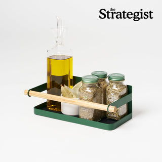 Magnetic Storage Caddy - Steel + Wood - By Baano