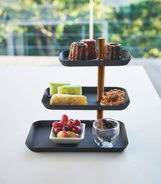 Three-Tier Display Tray - Steel - By Baano