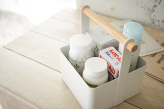 Storage Caddy - Small - Steel + Wood - By Baano