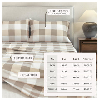 Turkish Cotton Flannel Sheet - Belle Collection