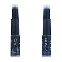 Fountain Pen Ink Cartridge - Blue/Black (6 per card) - By Baano