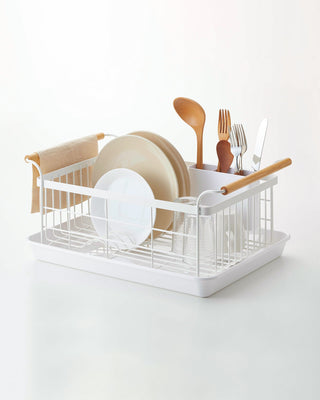 Dish Rack - Steel + Wood Yamazaki Home