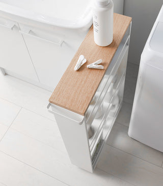 Slim Storage Cart (32" H) - Steel Yamazaki Home