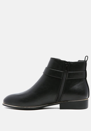 Pectra Buckled Chelsea Boots