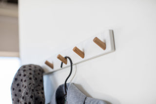 Wall-Mounted Coat Rack - Steel + Wood - By Baano