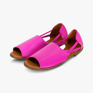 Royal Fuchsia Peep Toes - By Baano