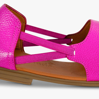 Royal Fuchsia Peep Toes - By Baano