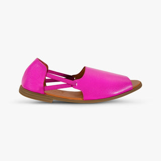 Royal Fuchsia Peep Toes - By Baano