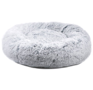 Mr. Peanut's 28" OrthoPlush® Pet Bed - Snowflake White Two Tone - By Baano