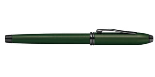 Townsend® Matte Green PVD Micro-knurl Rollerball Pen - By Baano