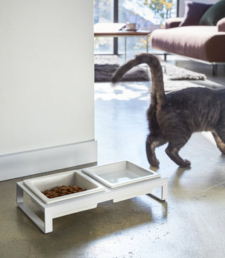 Pet Food Bowl - Steel + Ceramic Yamazaki Home