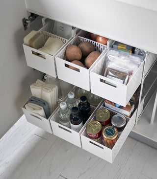 Two-Tier Cabinet Storage Basket - By Baano