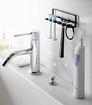 Traceless Adhesive Toothbrush Holder - Steel - By Baano