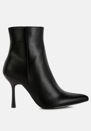Prax Ankle Length Stilleto Heel Boots