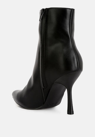 Prax Ankle Length Stilleto Heel Boots