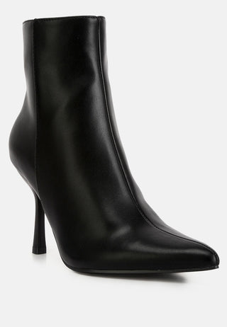 Prax Ankle Length Stilleto Heel Boots