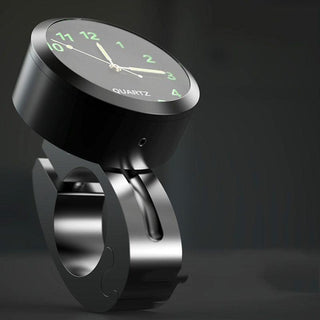 7/8" Universal Motorcycle Handlebar Watch Bike Hand Grip Bar Mount Dial Clock Motorcycle Handlebar Watch Mount Clock Glow Mount Clock Dial Watch Fit Waterproof For Scooter Bicycle Motor ATV Stevvex
